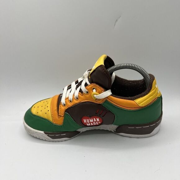 Adidas Originals Rivalry Human Made Men's Size 5.5 Leather MultiColor Sneakers - Picture 5 of 12